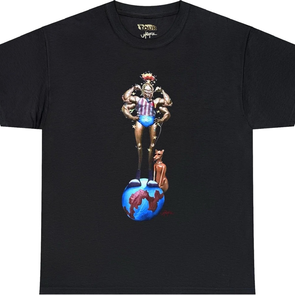 Travis Scott Black Tee with Unique Graphic